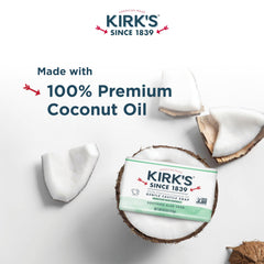 Kirk's Jabón de Castilla suave con aloe para uso facial suave.