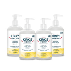 Kirks Jabón de Manos Hidratante con Coco y Aloe Vera, crema suave que hidrata tras lavado.