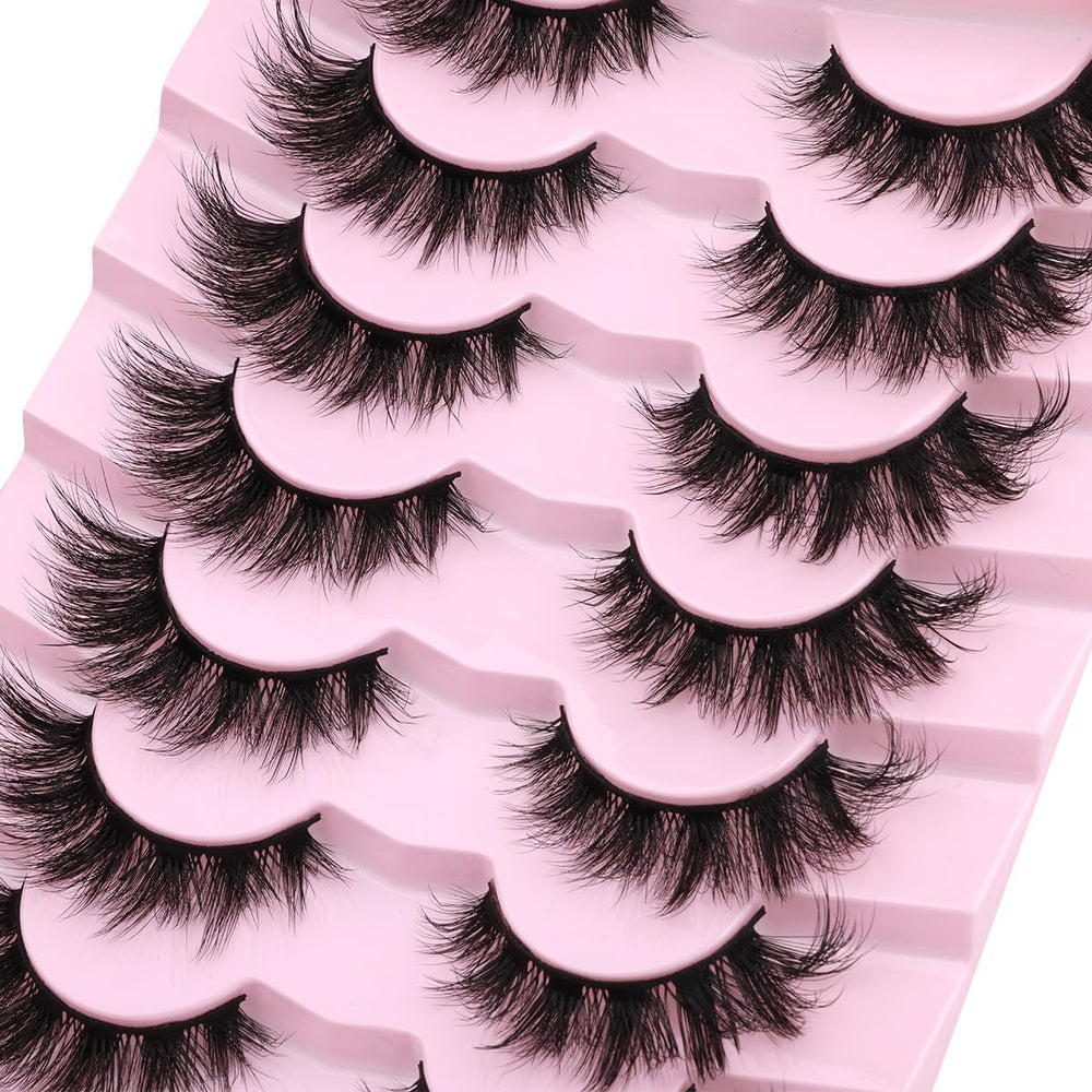 Kiromiro diseño 3D mink falso con efecto wispy natural para uso diario
