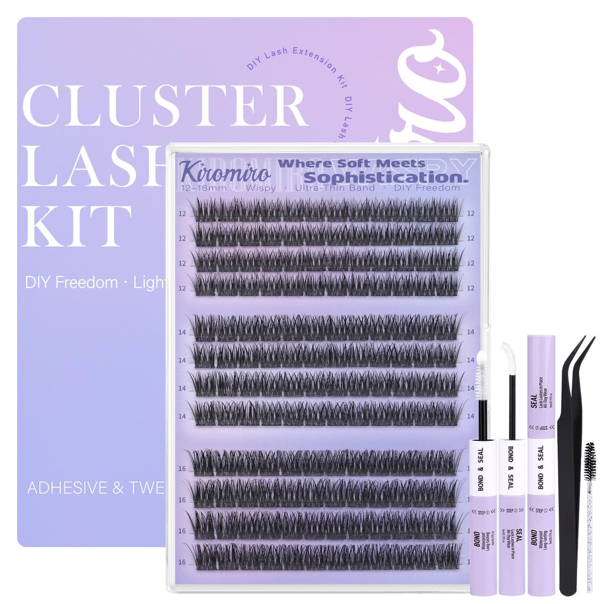 Kiromiro estuche almacenamiento duradero para clústeres.