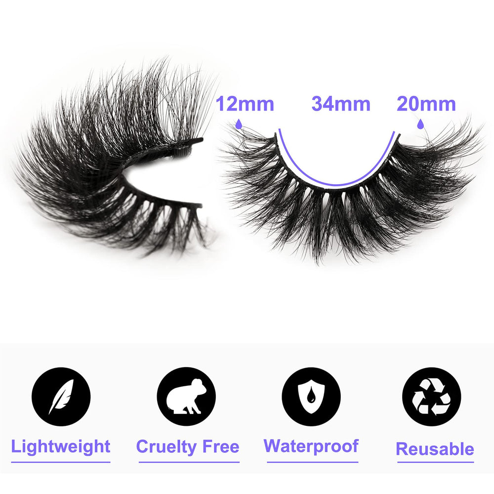 Visón sintético suave de Kiromiro para look wispy