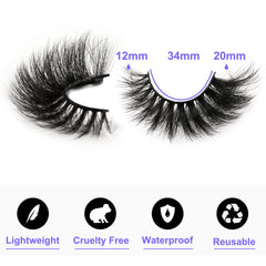 Visón sintético suave de Kiromiro para look wispy