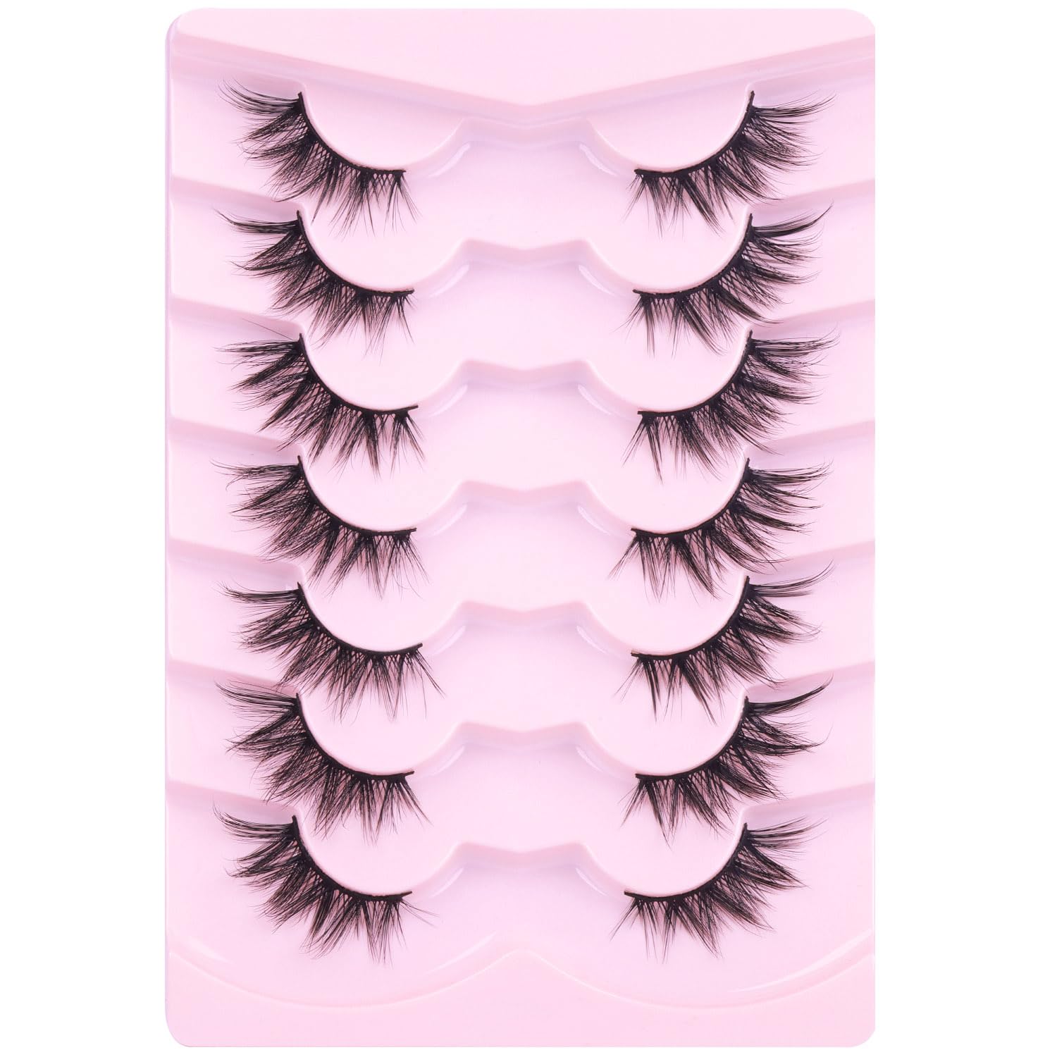 Kiromiro pelo sintético mink ligero para un look delicado.