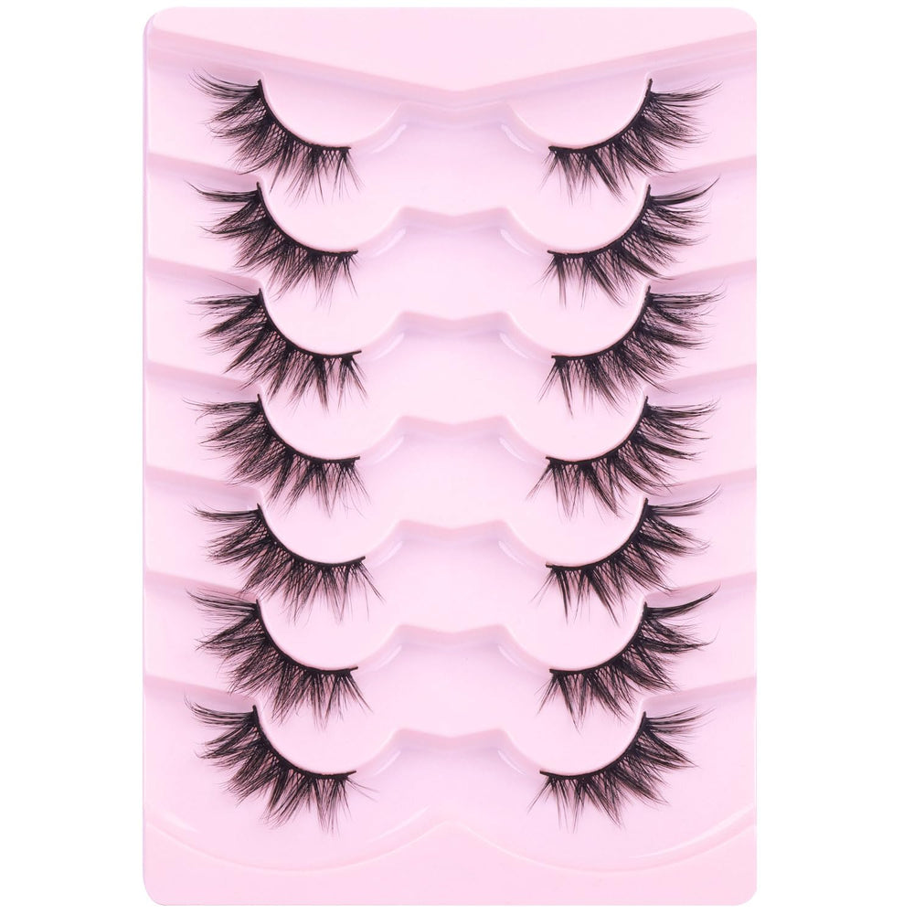 Kiromiro pelo sintético mink ligero para un look delicado.