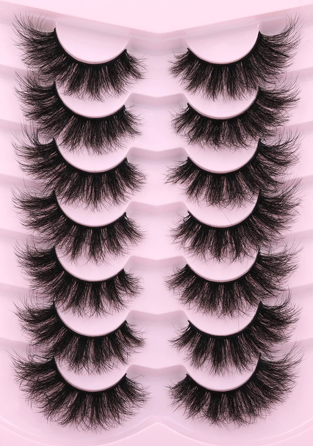 Kiromiro pestañas 8D volumen completo para un look intenso.