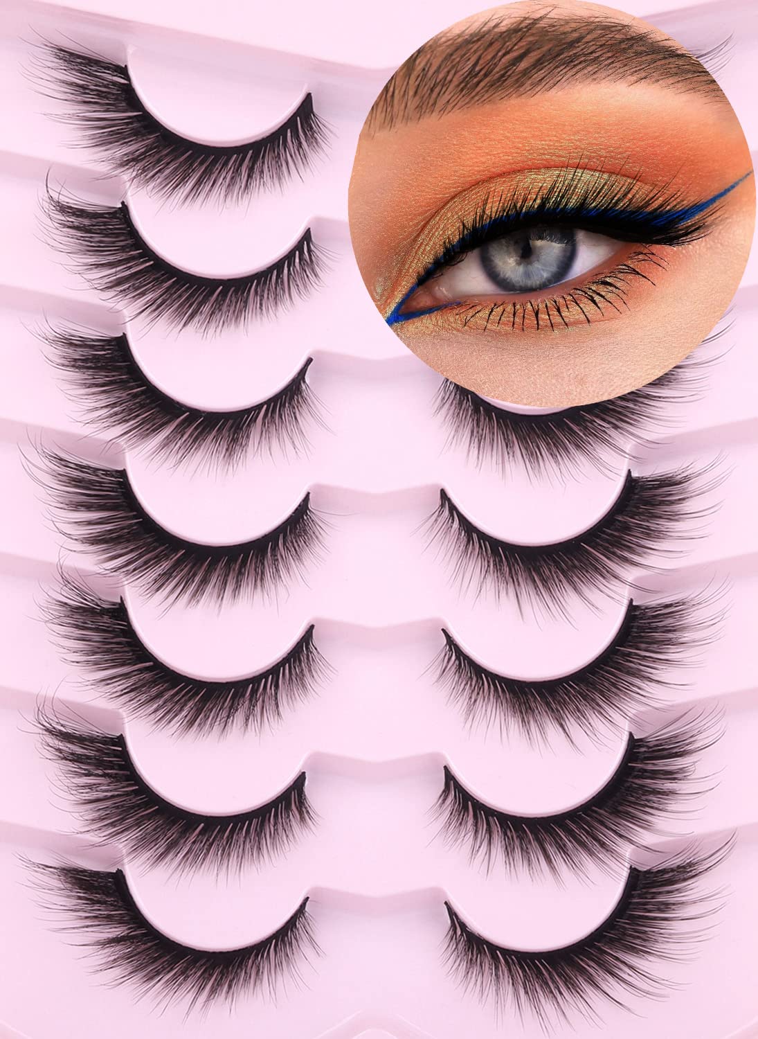 Pestañas Kiromiro ala de ángel 18 mm para un look impactante.