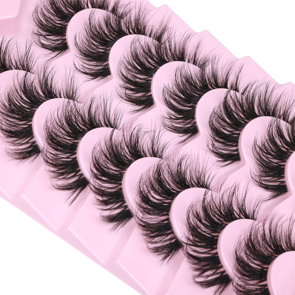 Pestañas Kiromiro diseño cat-eye con banda transparente para ampliar la mirada