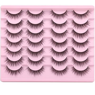 Pestañas Kiromiro falsas de 12mm con aspecto natural para un look suave