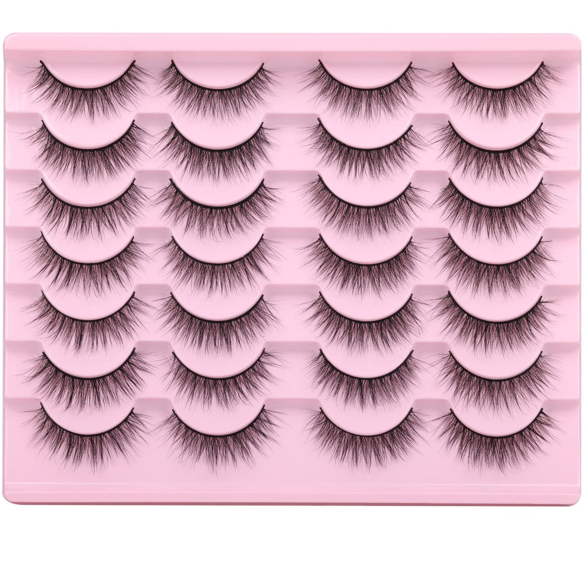 Pestañas Kiromiro falsas de 12mm con aspecto natural para un look suave