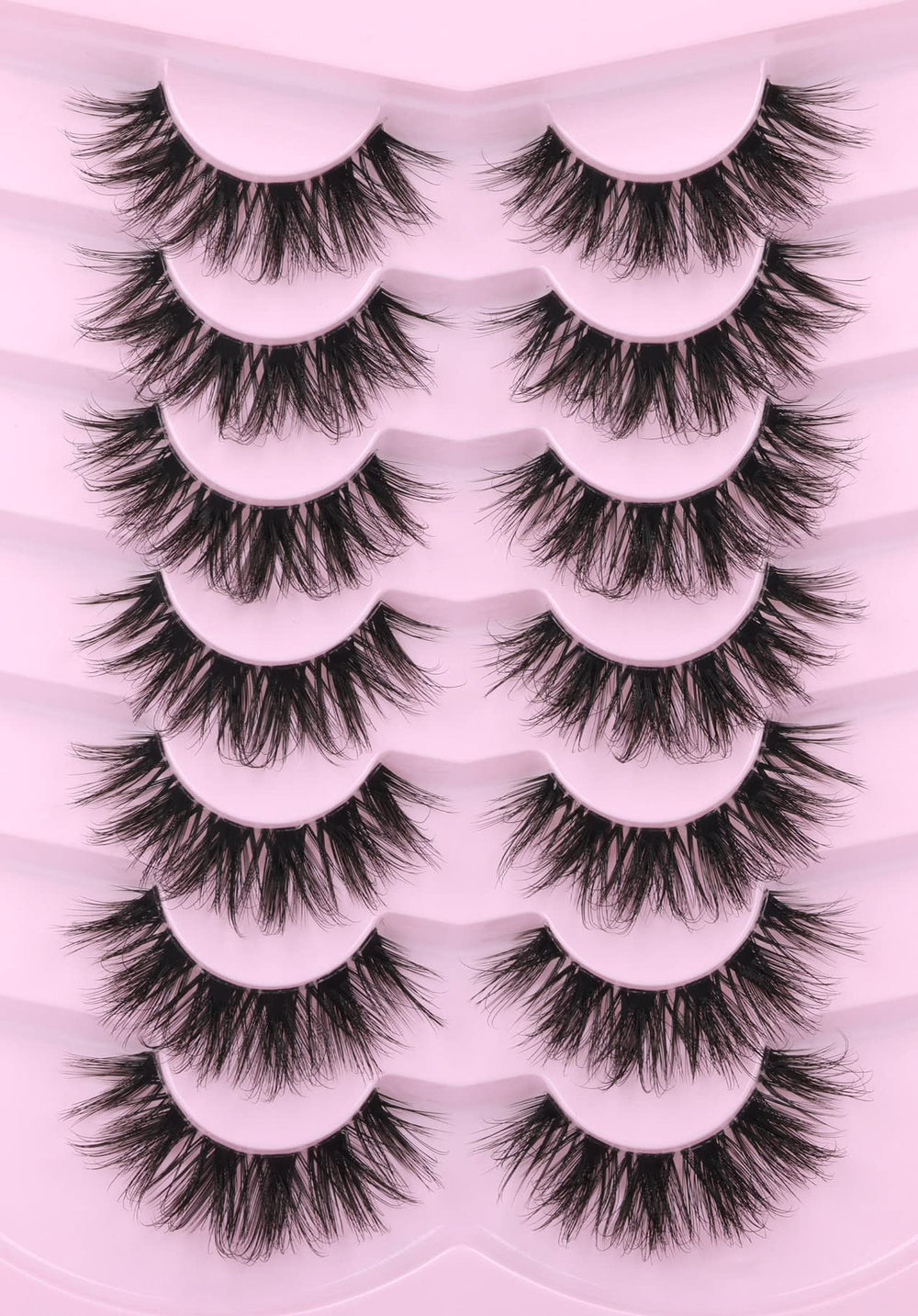 Pestañas Kiromiro falsas con banda clara de 18 mm para un look dramático y cómodo