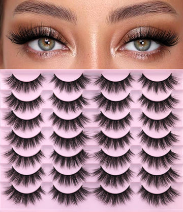 Kiromiro pestañas naturales 16 mm para un look suave y realista.