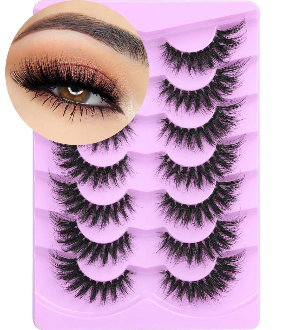 Kiromiro pestañas ojo-zorro 3D volumen para look impactante en fotos