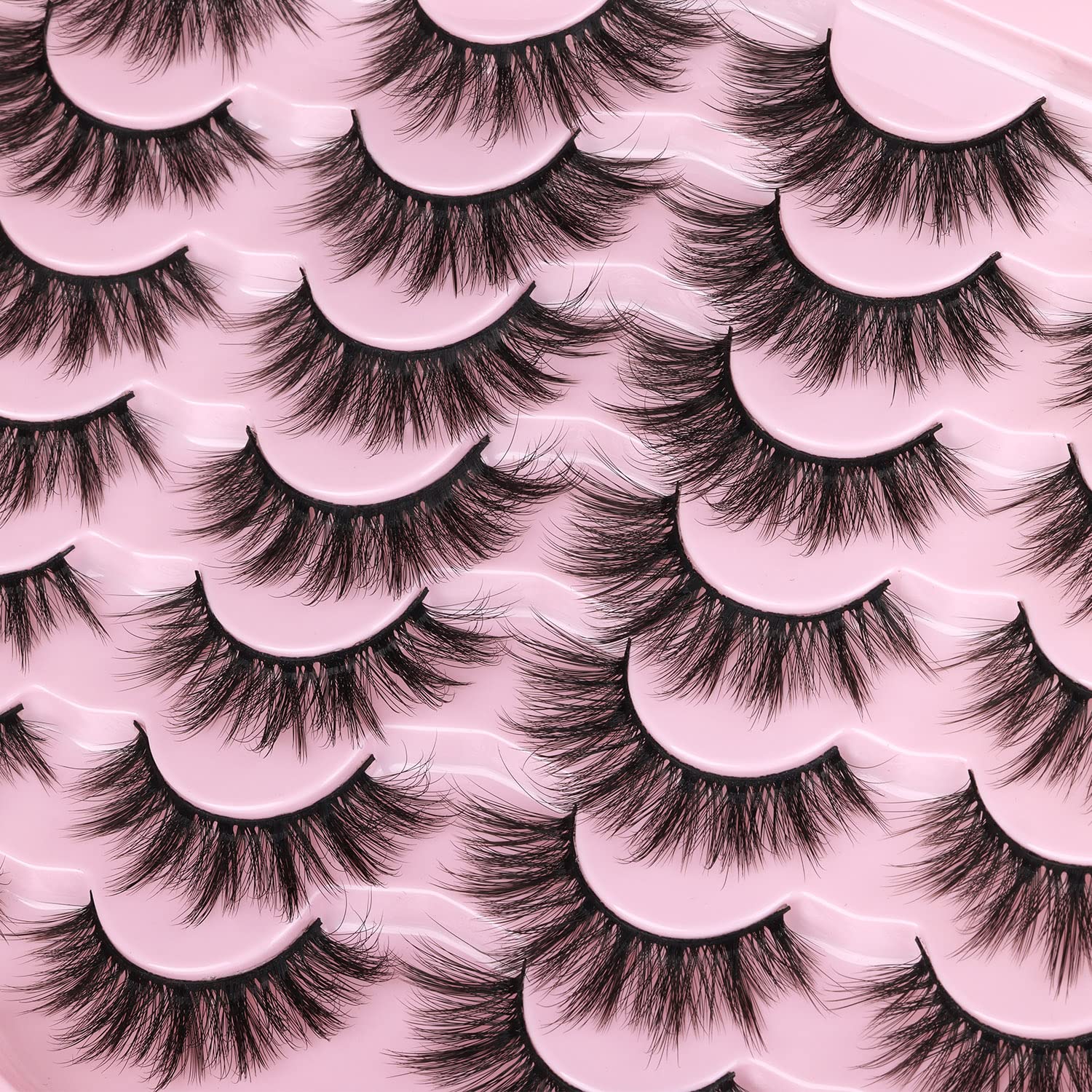 Kiromiro Pestañas volumen 6 capas, efecto más denso y glamoroso.