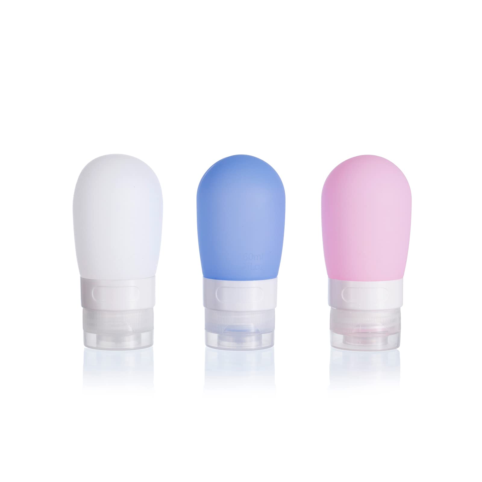 KISMETICS botellas para viaje sin fugas, ideales para llevar champú y geles.