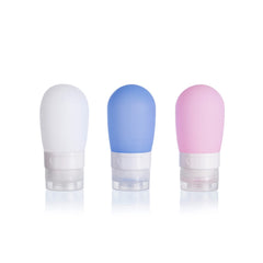 KISMETICS botellas para viaje sin fugas, ideales para llevar champú y geles.