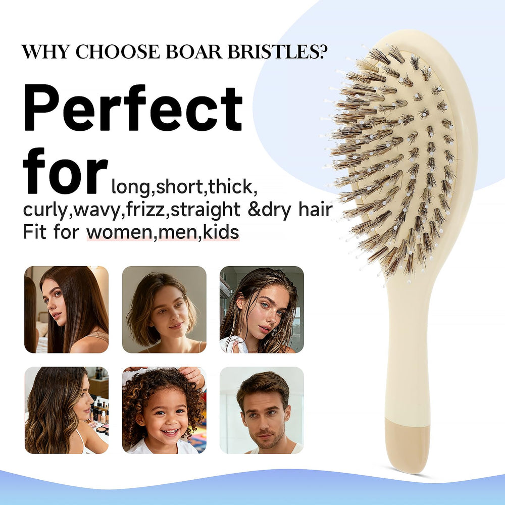 KISMETICS cepillo con brillo natural en todo tipo de cabello