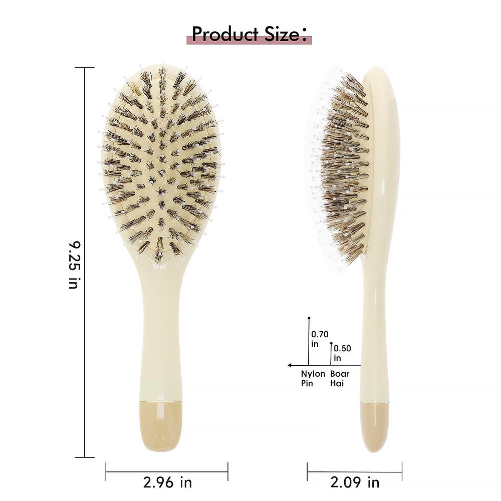 KISMETICS cepillo con puntas de nailón para deslizamiento y desenredo