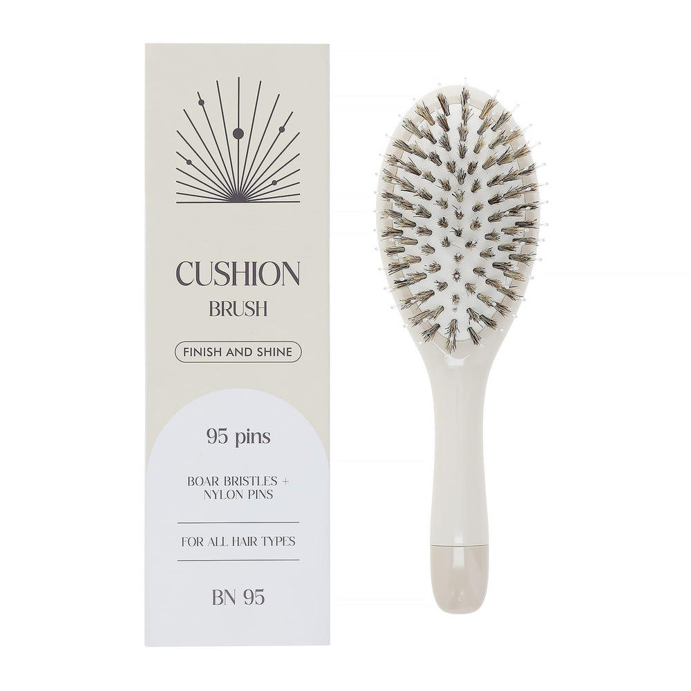 Cepillo KISMETICS mezcla cerdas jabalí y pines nylon para desenredar suavemente