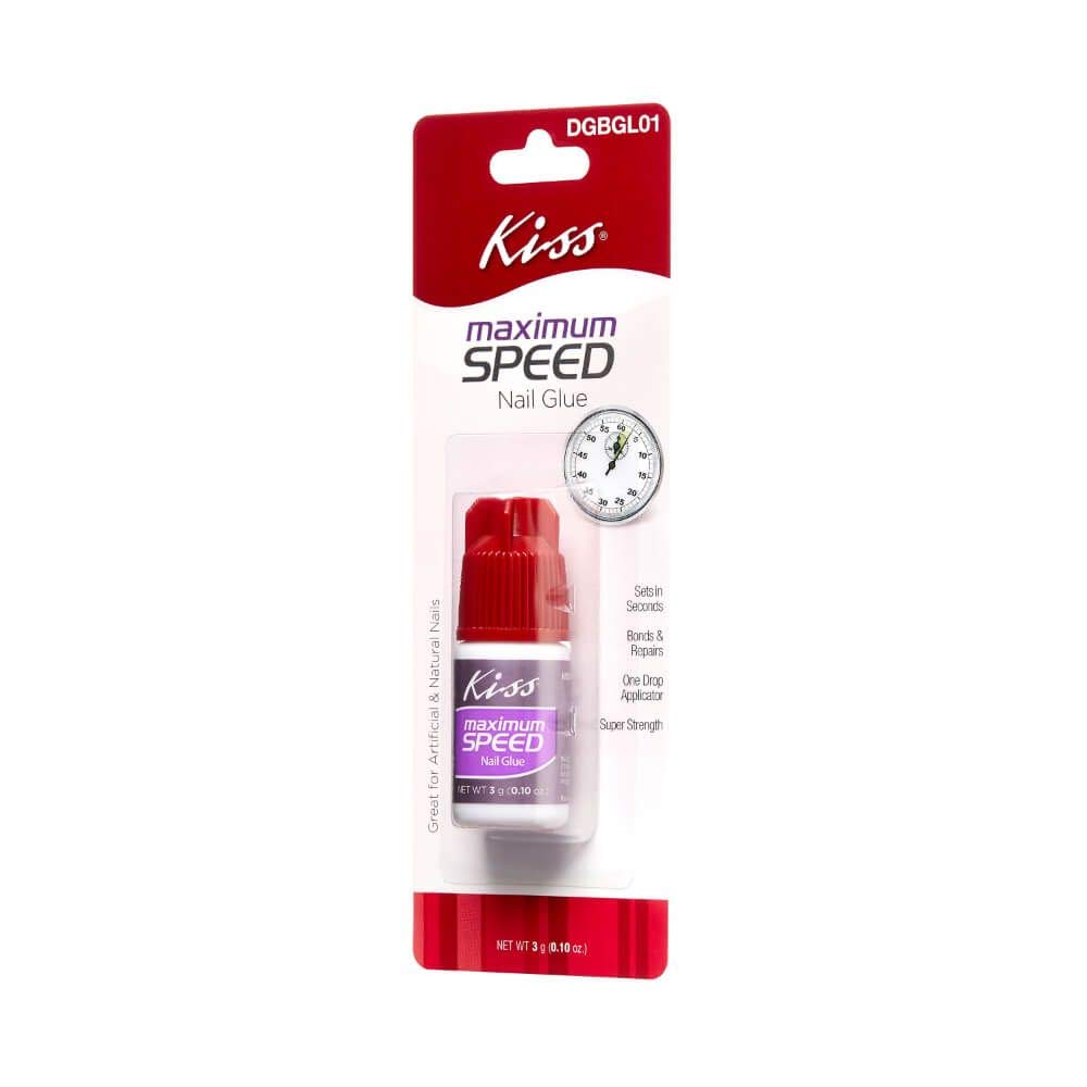 KISS pegamento de uñas, uniones resistentes para uñas naturales y artificiales