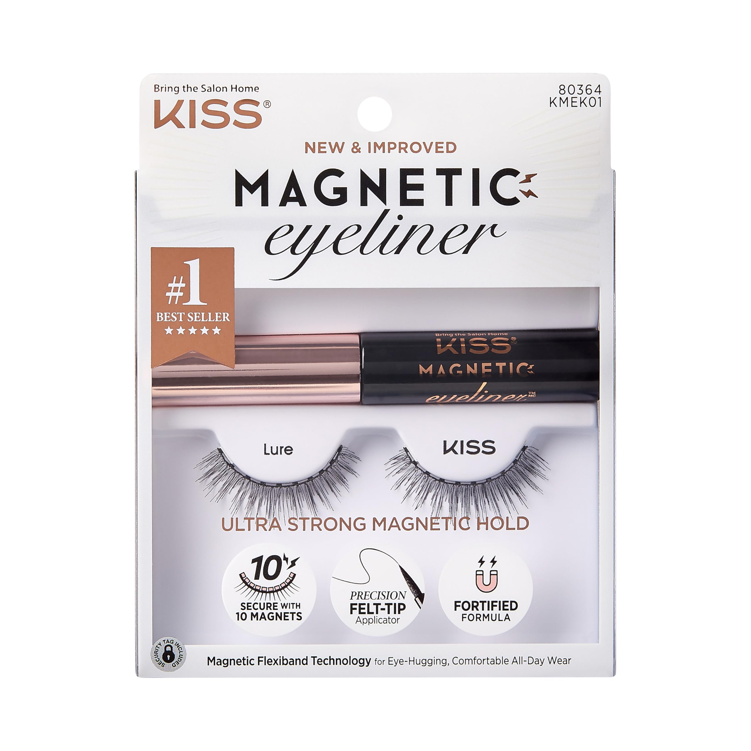 KISS Lure delineador magnético para delineado preciso sin pegamento.