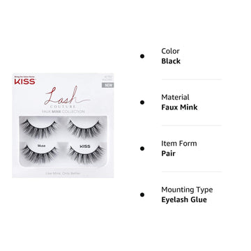 KISS Muse 14mm funciona mejor con adhesivo Kiss