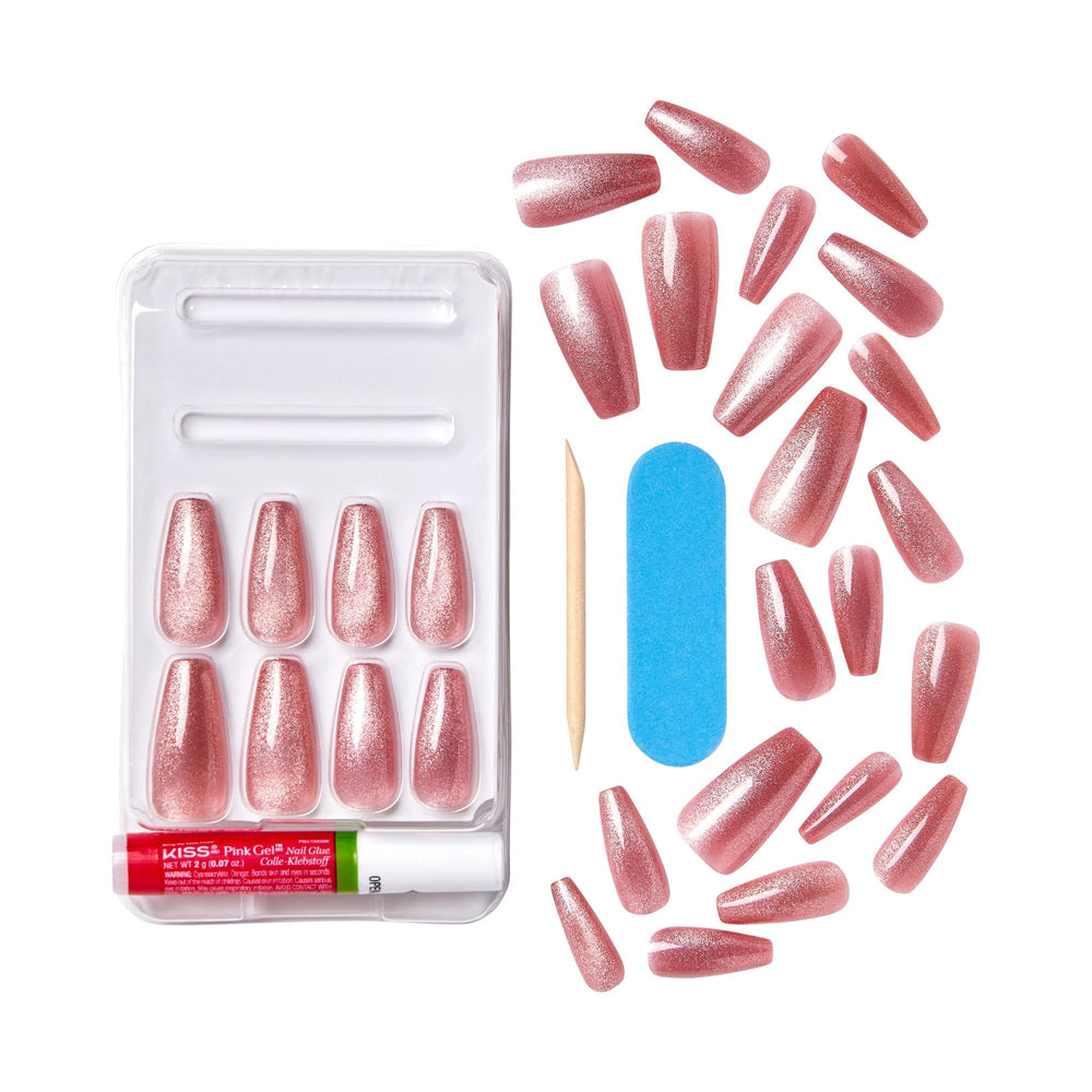 KISS Gel Fantasía: palillo de manicura para colocación ordenada.