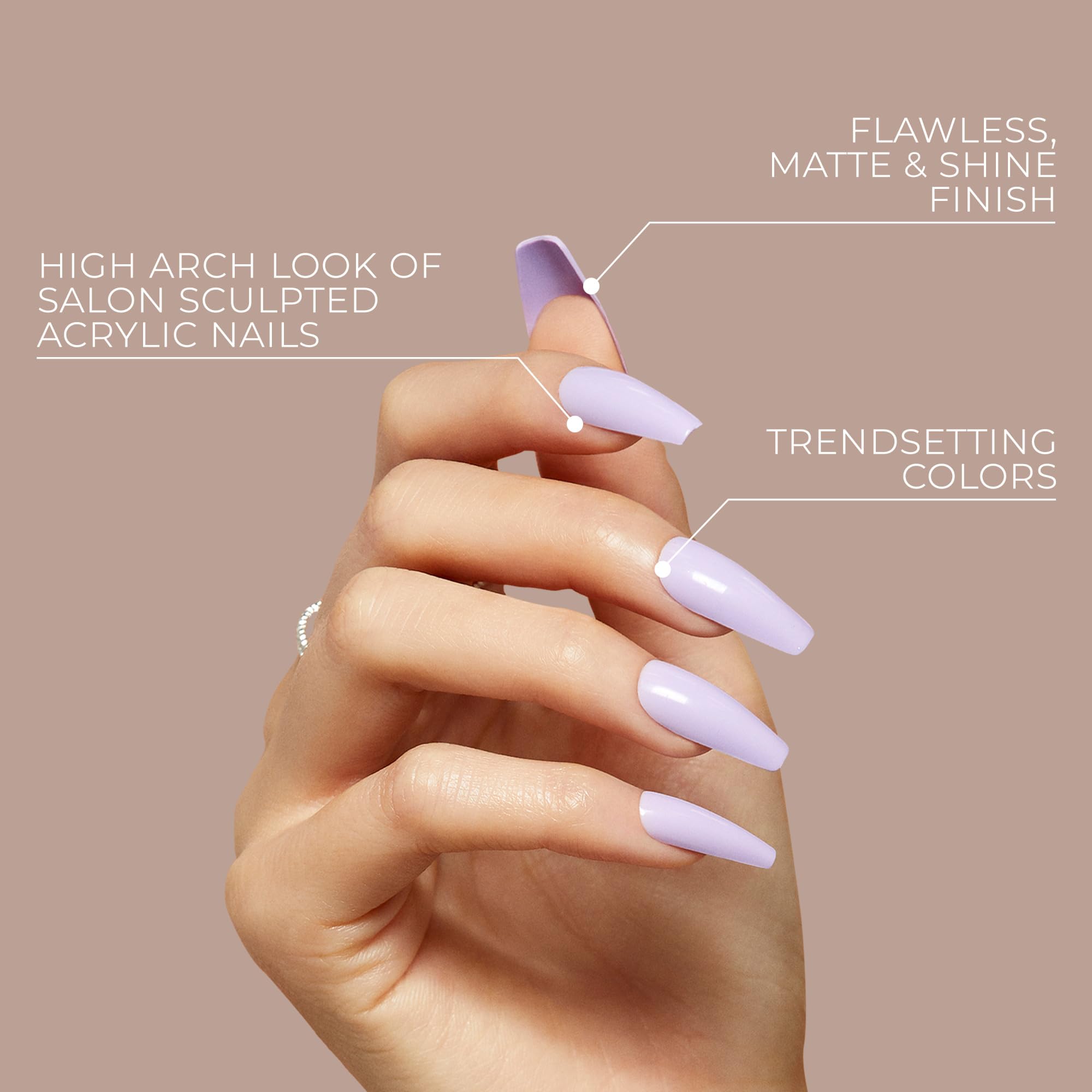 Pegamento rosa Kiss Gel Fantasy de 2 g para fijar uñas.