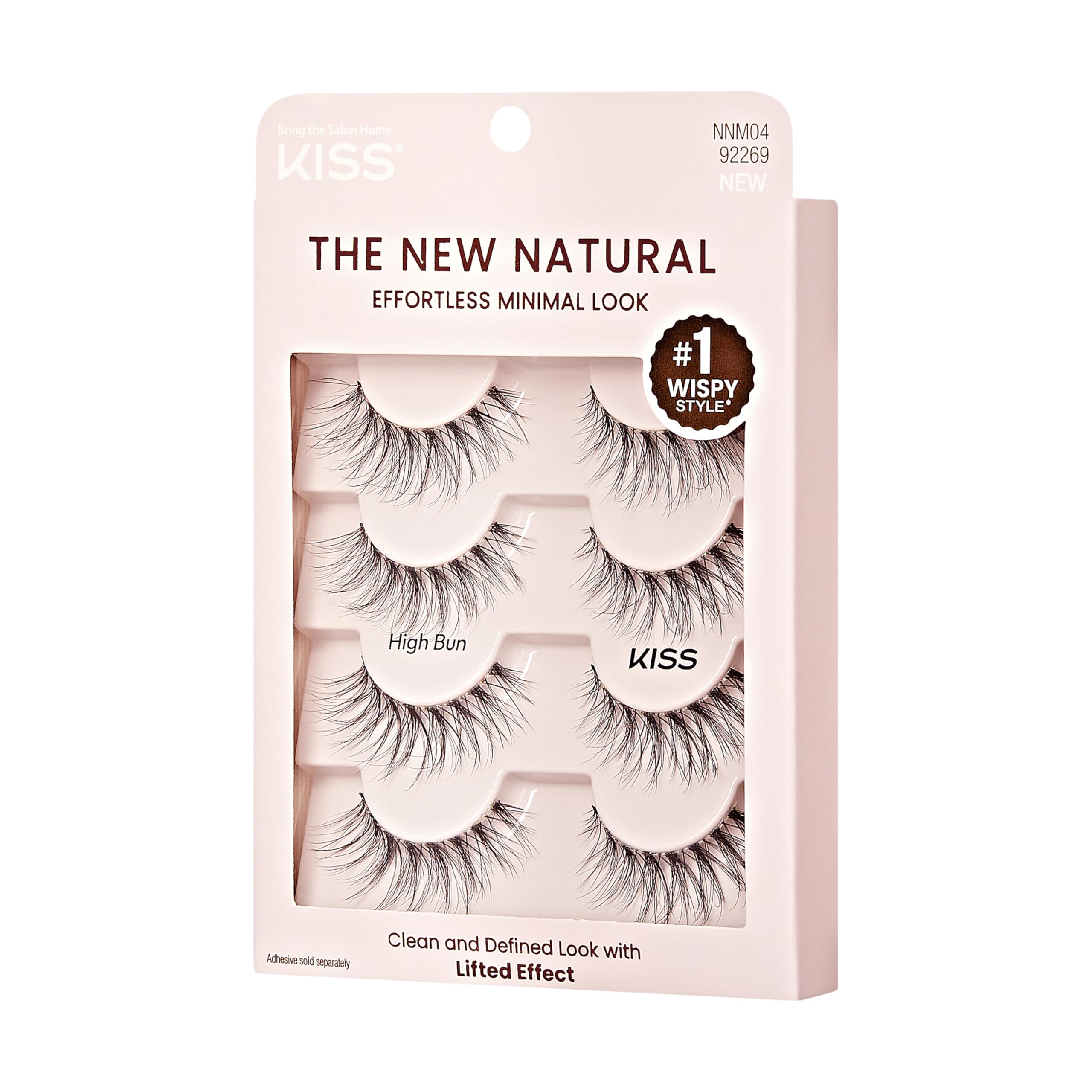 KISS High Bun 12mm primer plano muestra fijación suave y comodidad.