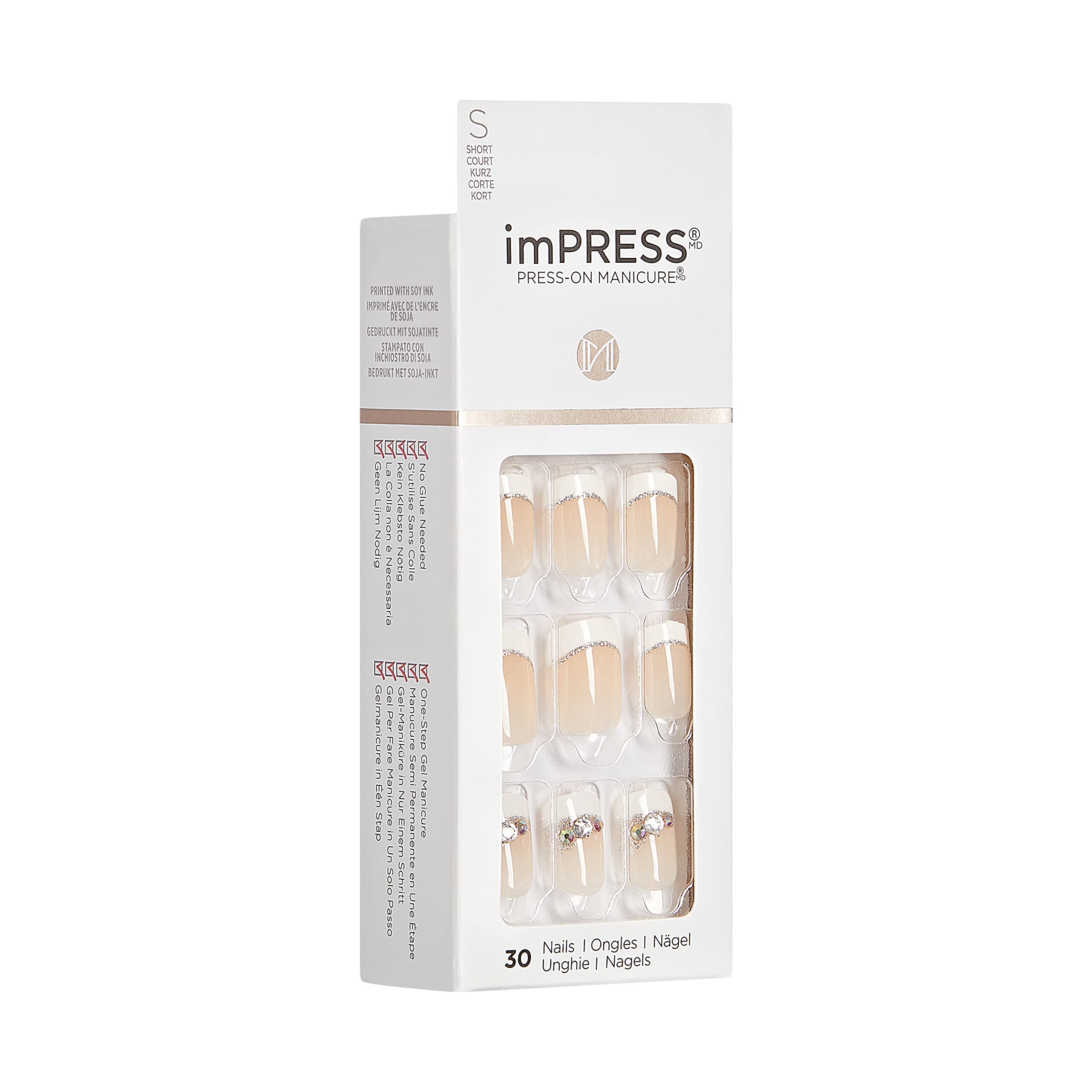 KISS imPRESS adhesion-super-sosten: fijación duradera sin pegamento.