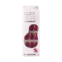 KISS imPRESS Color FX uñas cat eye metalico: acabado duradero.