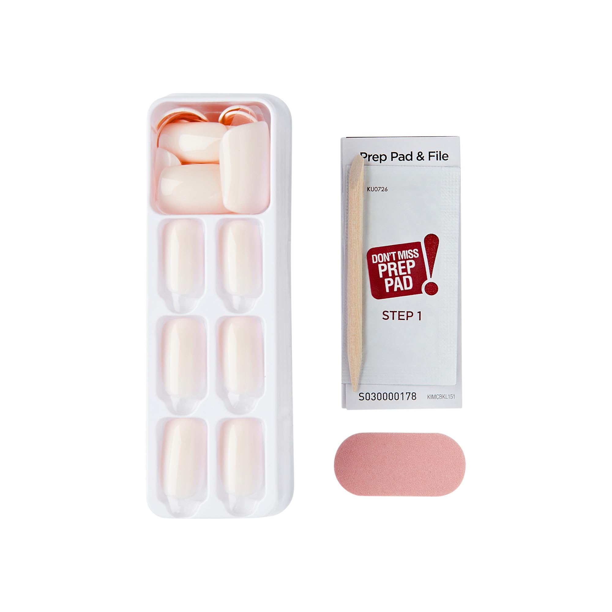 Kit completo Kiss ImPRESS con 30 uñas y medidas variadas para ajuste perfecto
