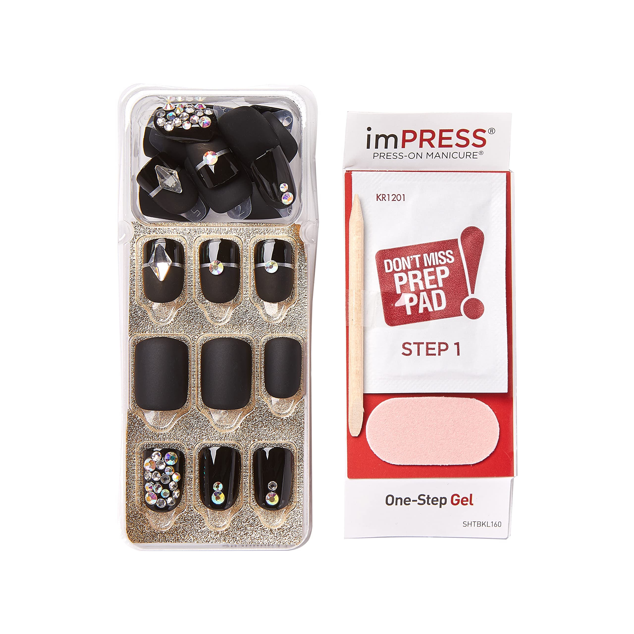 KISS imPRESS Lavish brillo y lujo para uñas impactantes