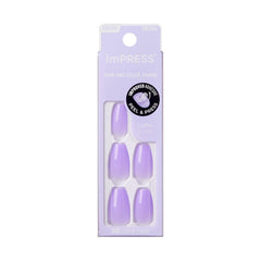 KISS ImPRESS Sin Pegamento Mani: set de uñas con tallas variadas para ajuste cómodo