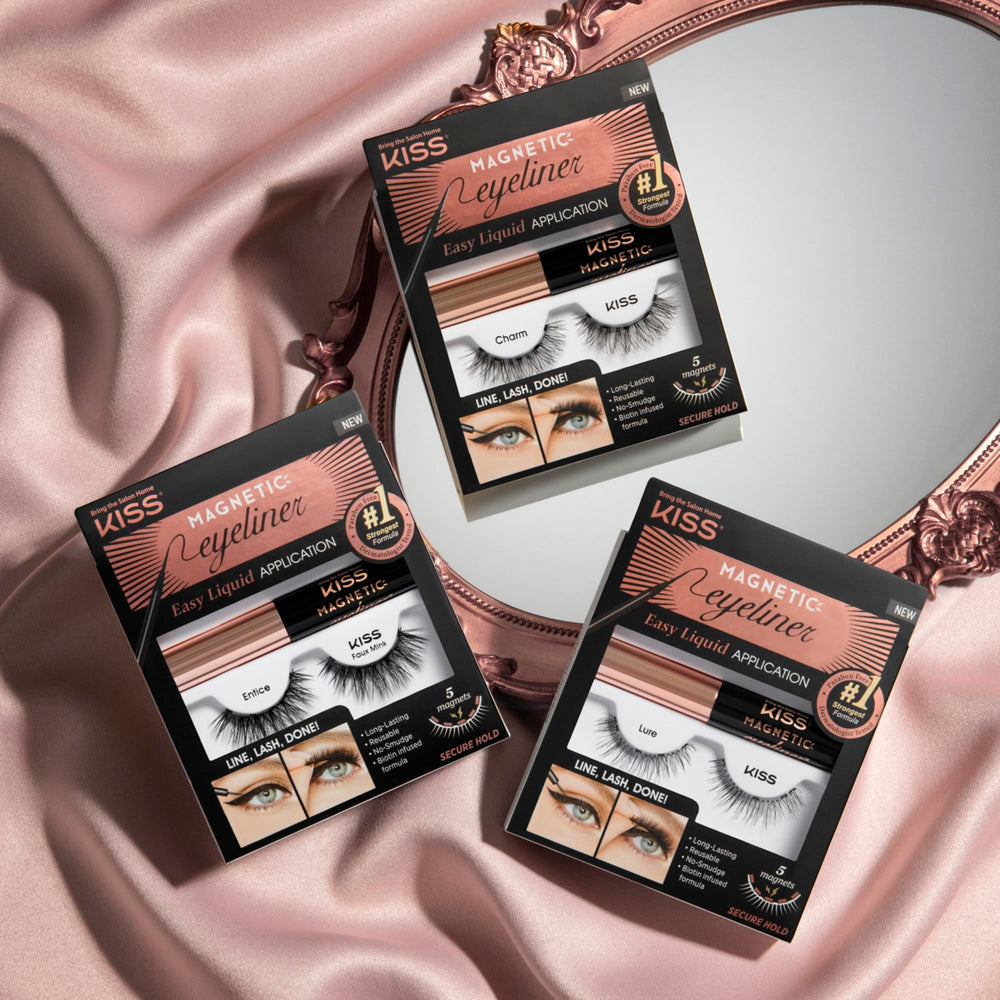 KISS kit magnetico Charm conjunto incluye delineador y pestanas