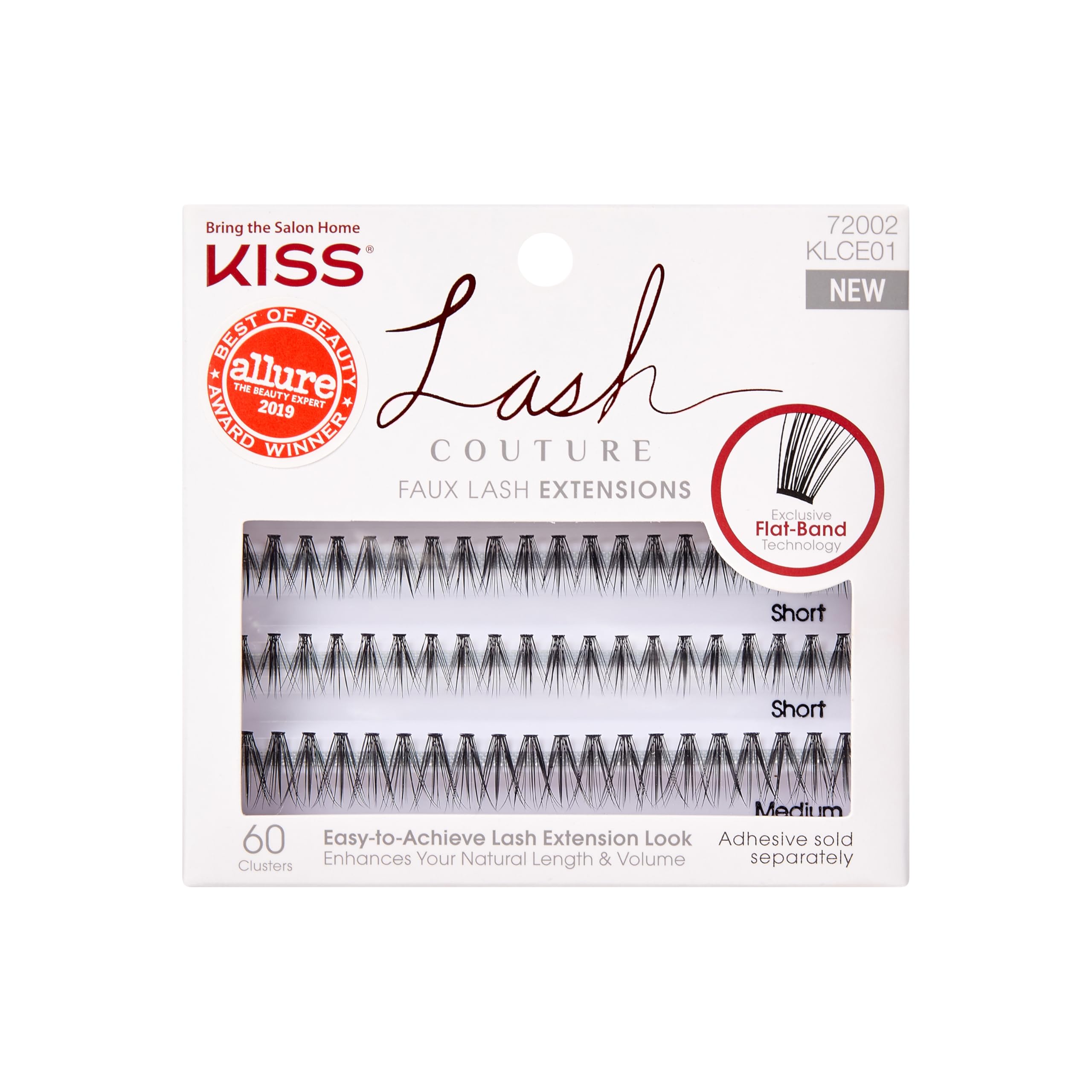 KISS Lash Couture Luxtensions Venus, detalle de aplicación para un look natural y definido