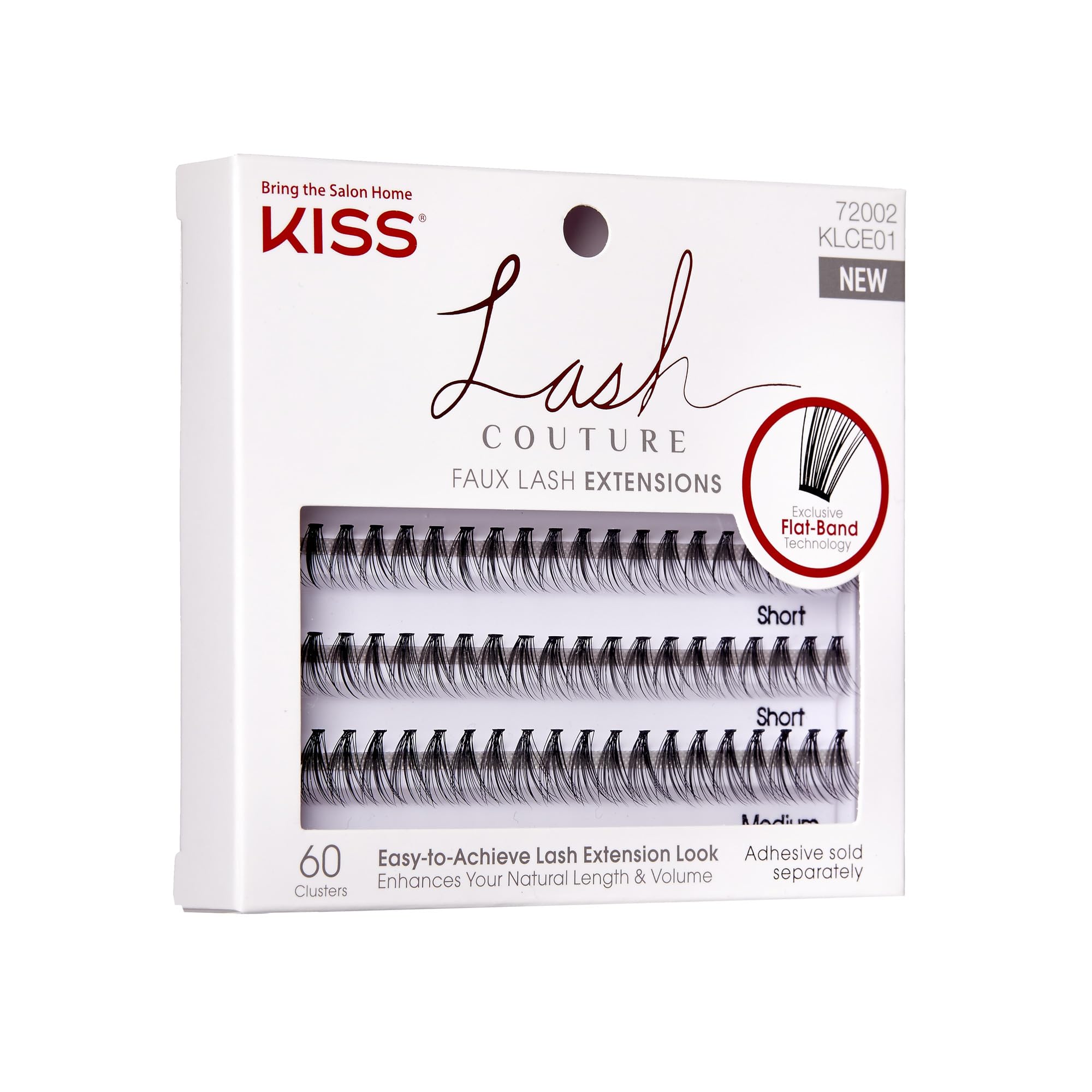KISS Lash Couture Luxtensions Venus, kit de instalación en casa para un look de salón