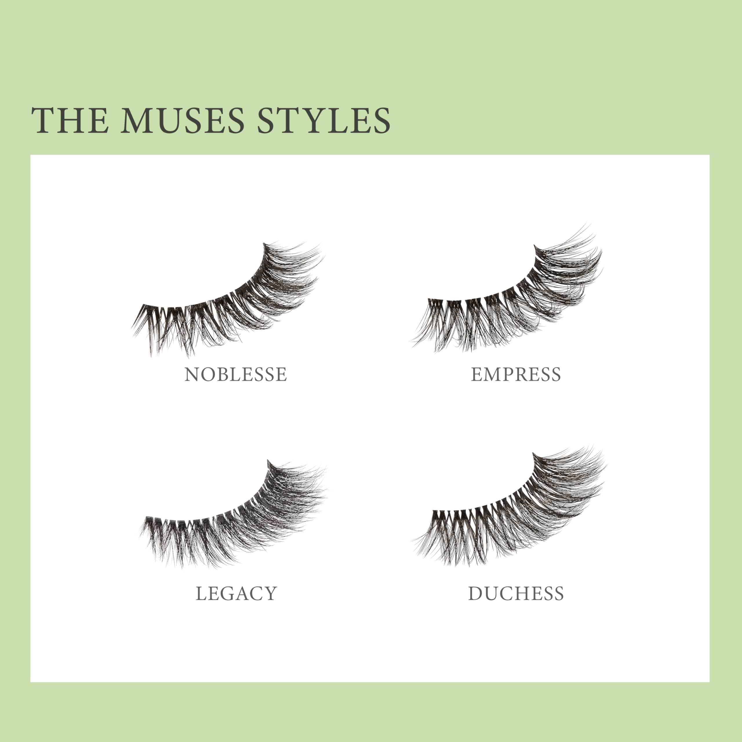 KISS Lash Couture Muses Duchess 16mm, banda flexible para mayor comodidad