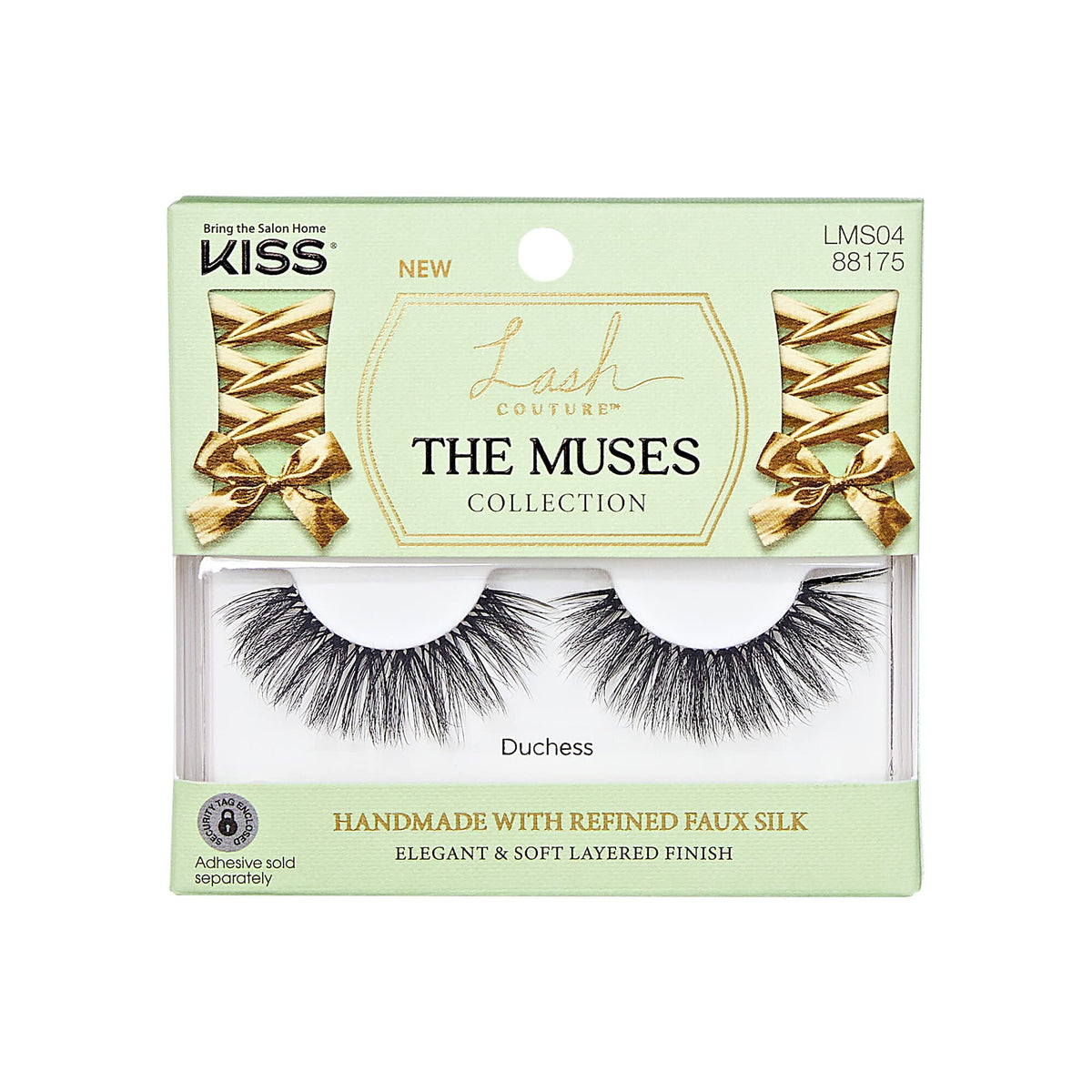 KISS Lash Couture Muses Duchess 16mm, duquesa-16mm, aporta mirada elegante y volumen suave