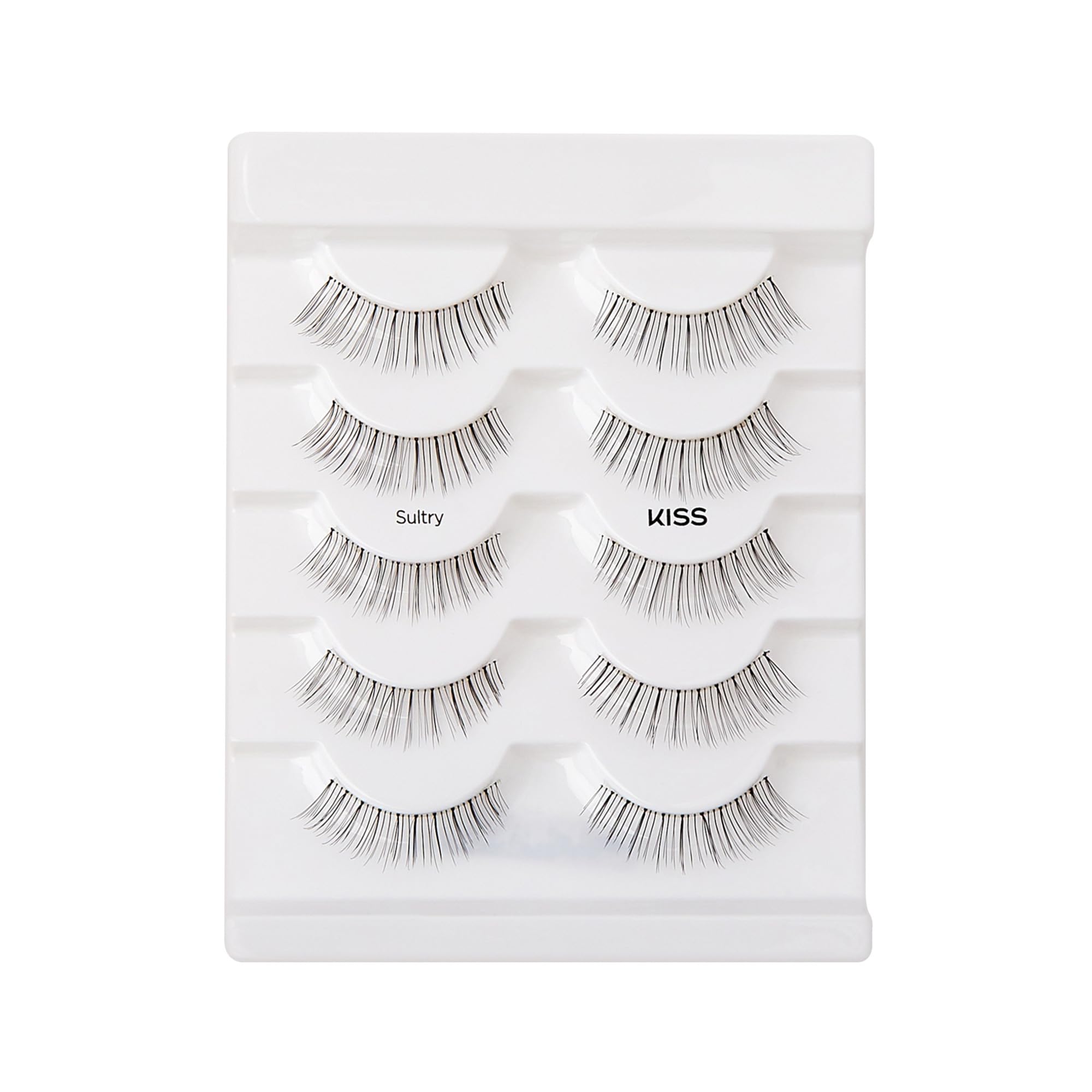 KISS Looks So Natural Sultry 12 mm, reutilizables hasta 10 veces con cuidado.