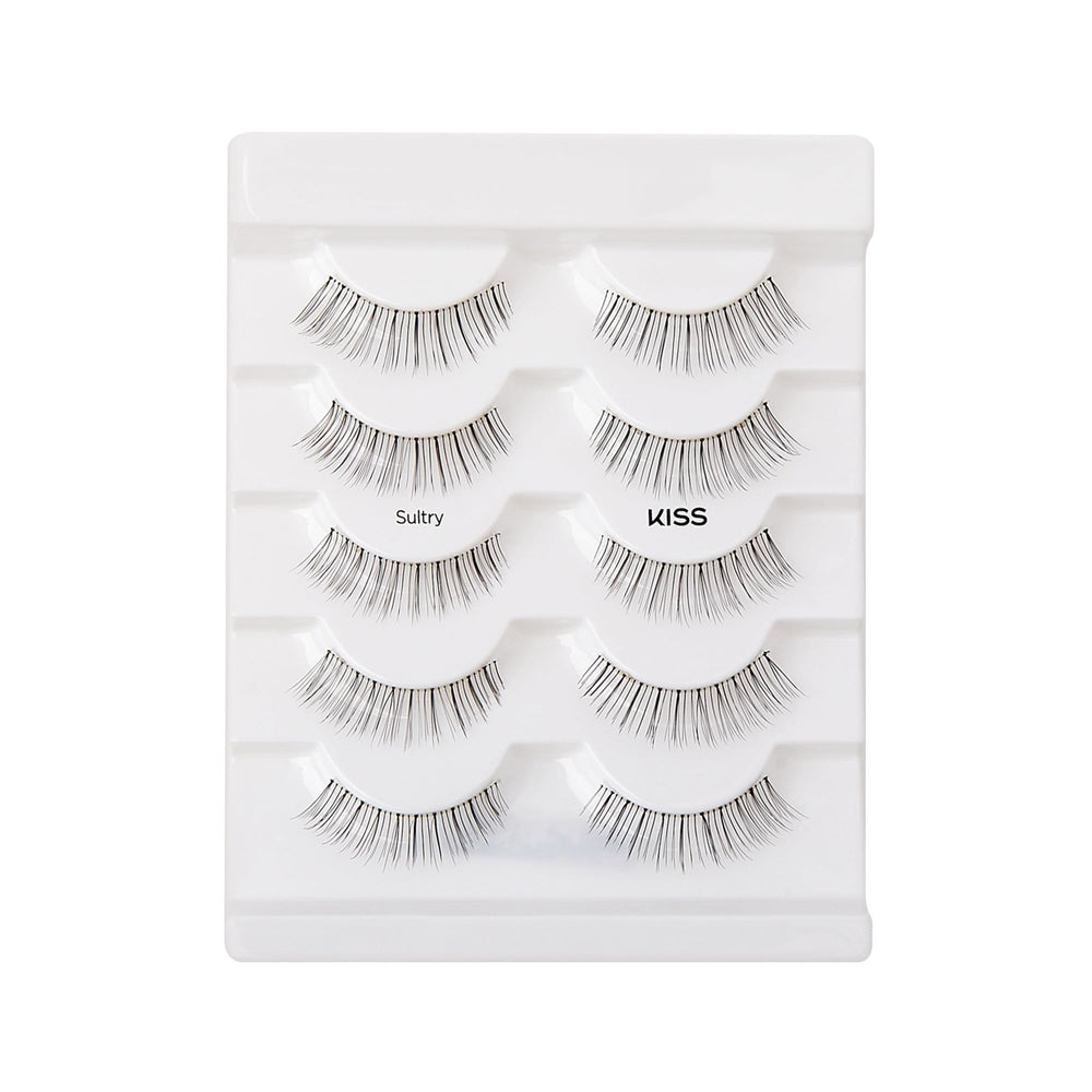 KISS Looks So Natural Sultry 12 mm, reutilizables hasta 10 veces con cuidado.