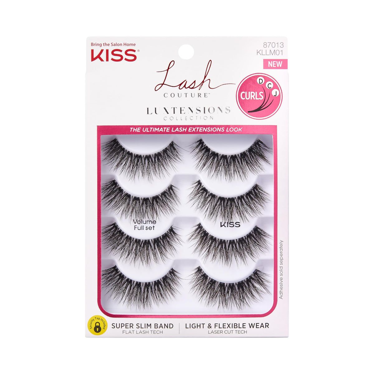KISS LuXtensions, volumen completo de 14 mm para un look natural