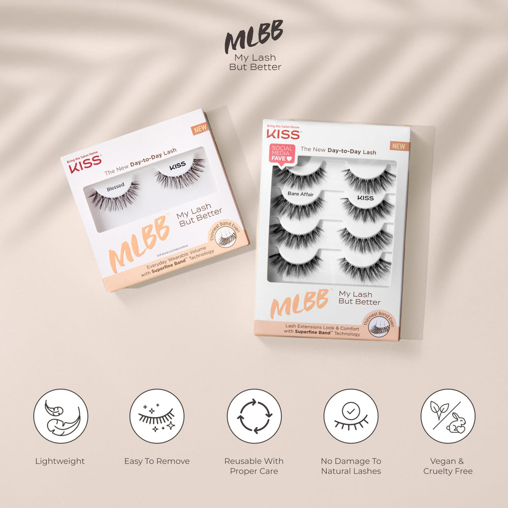 KISS Mis Lash All Mine, aplicación fácil gracias a la banda fina.