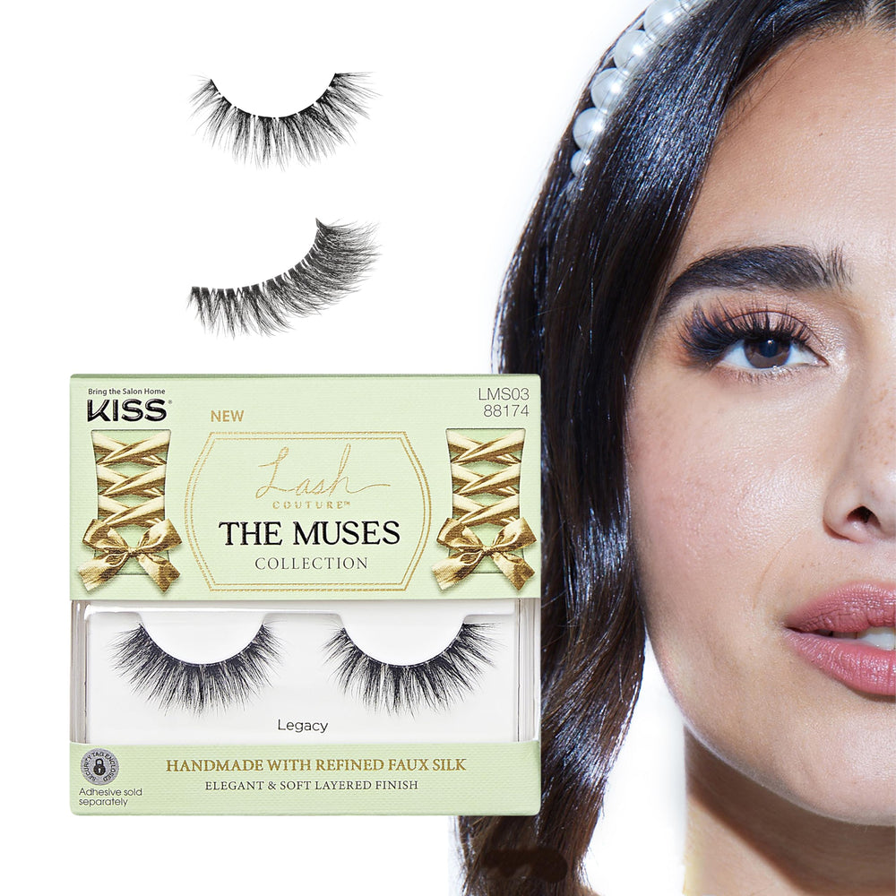 KISS The Muses Legacy 12mm, pestañas para un aspecto natural y duradero.