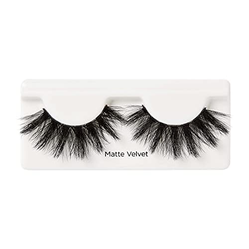 KISS Negro Mate, 16 mm adecuado para looks de noche.