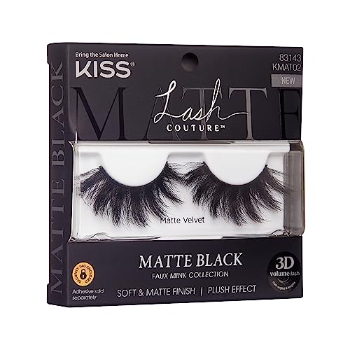 KISS Negro Mate, empaque elegante que inspira aplicación precisa.