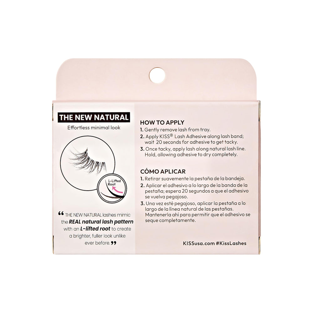 KISS The New Natural Freckles: conjunto de medias pestañas para efecto natural