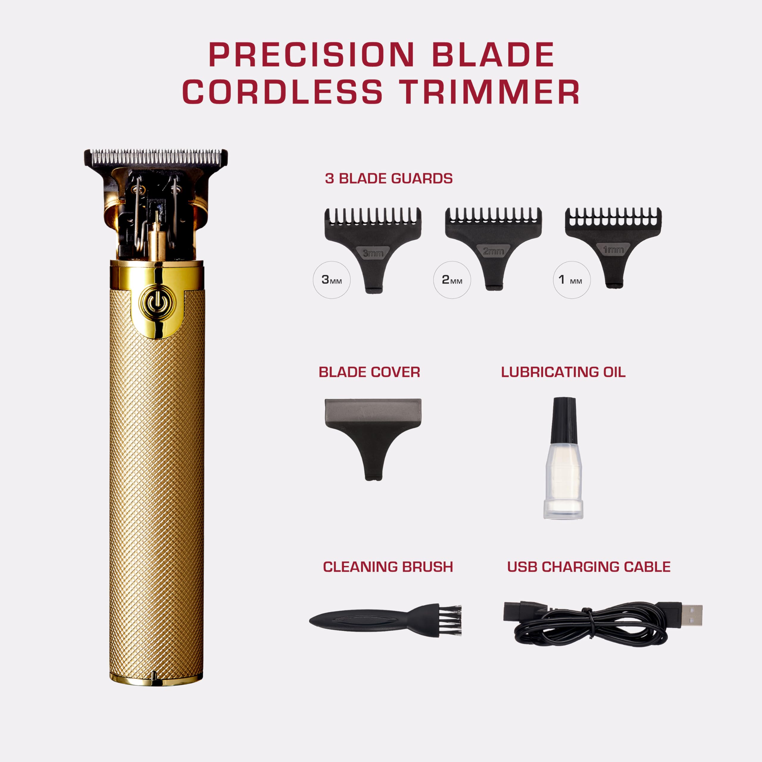 KISS Precision Blade: brocha de limpieza para mantenimiento fácil.