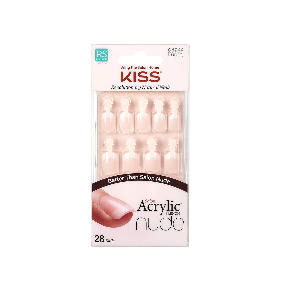 KISS Kiss Salon Longitud corta real ofrece comodidad durante la manicura