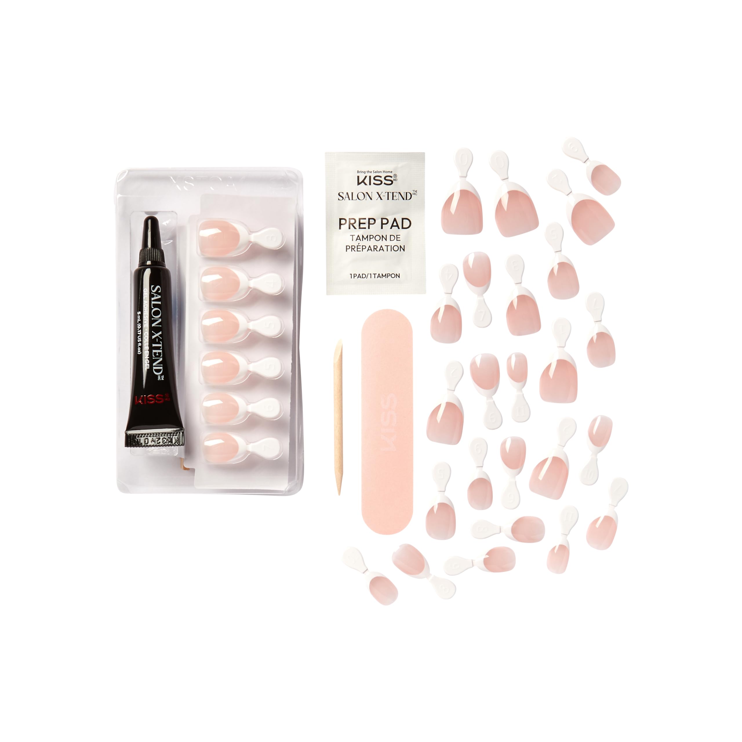 Kit de inicio Kiss X-tend todo en uno para uñas de gel