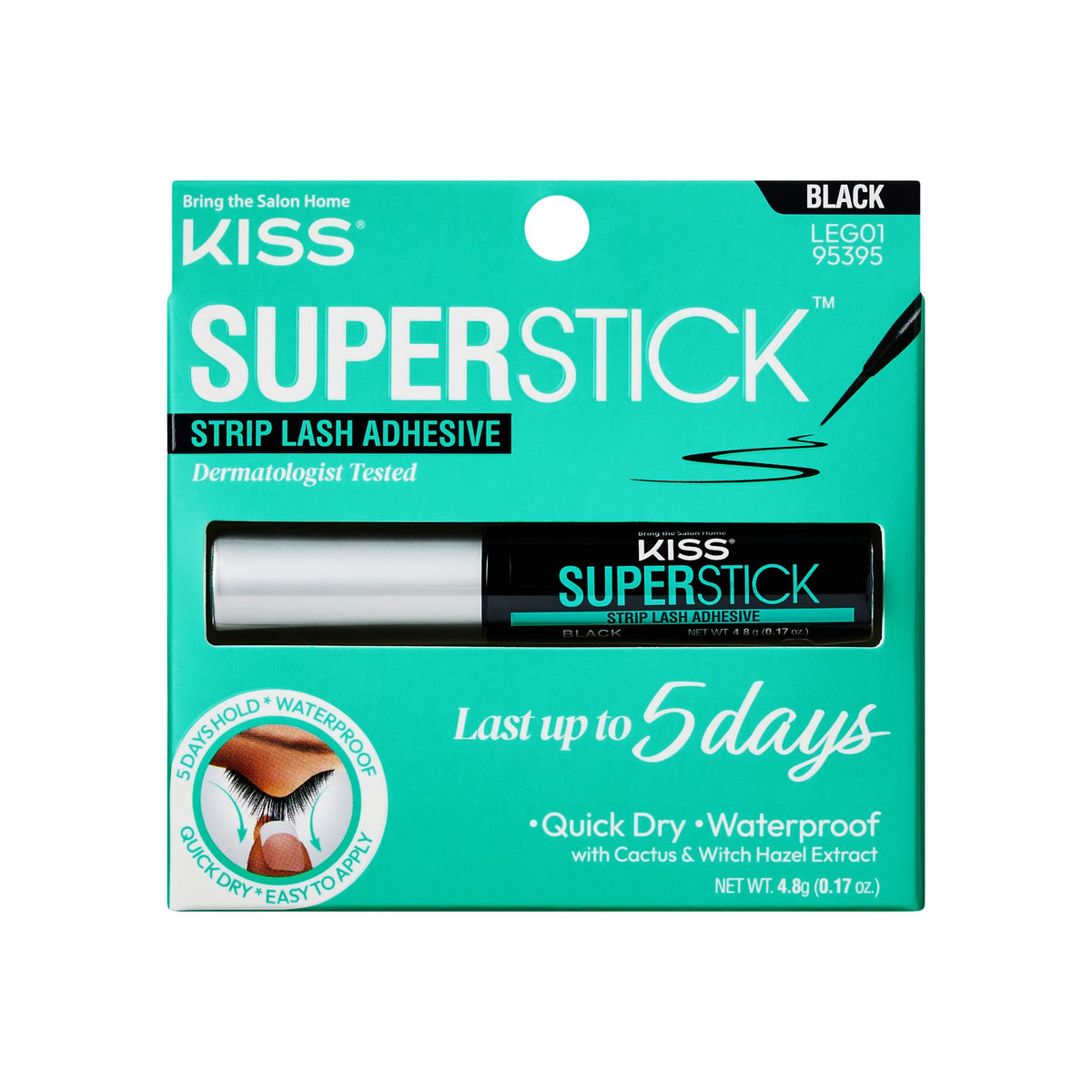 KISS Super Stick: pegamento para pestañas con duración de hasta cinco días.